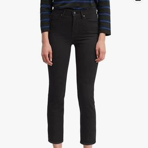 NWOT Levi Womens 724 High Rise Straight Crop Jeans Sz 29